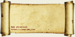 Emilija Čorbić vizit kartica